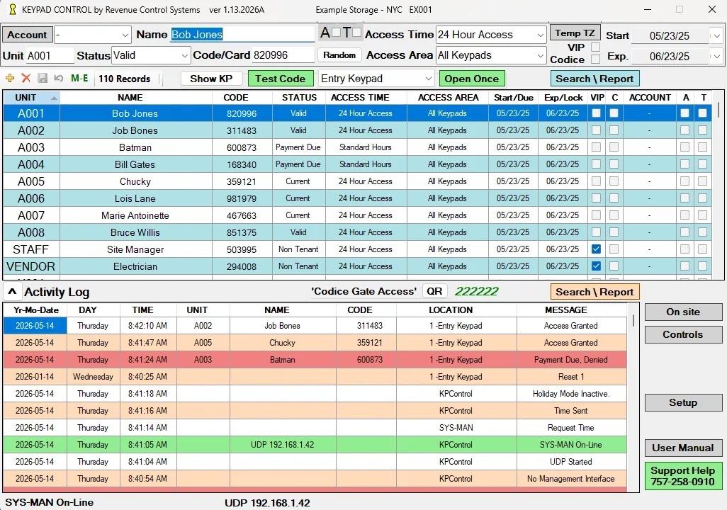 KP-Control Desktop Software Application